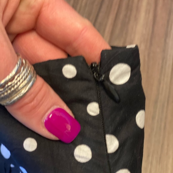 INC Polka Dotted Cotton Flared Skirt & Top Set - Picture 4 of 7